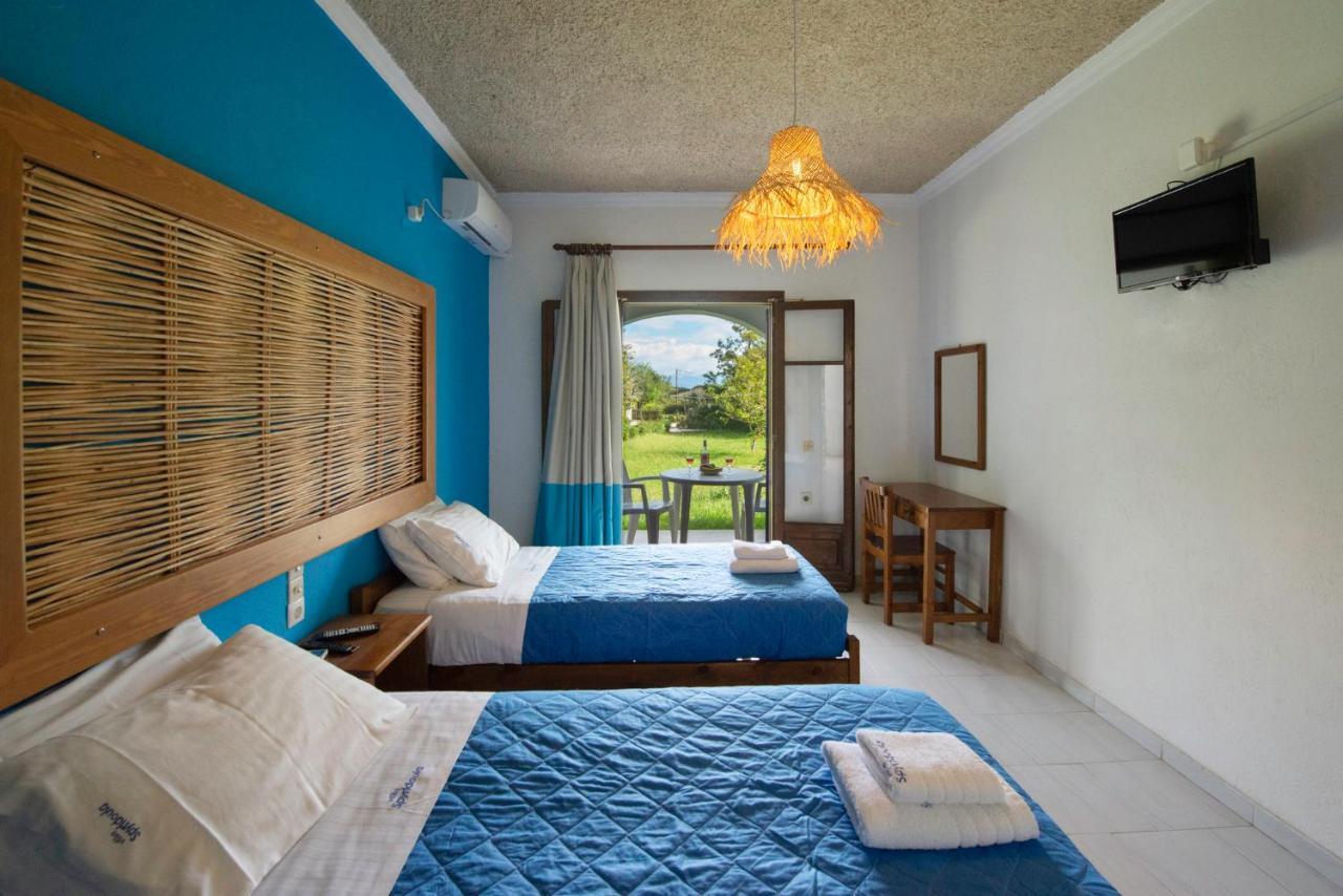 Villa Spyridoula Studios On The Beach Szidári Kültér fotó
