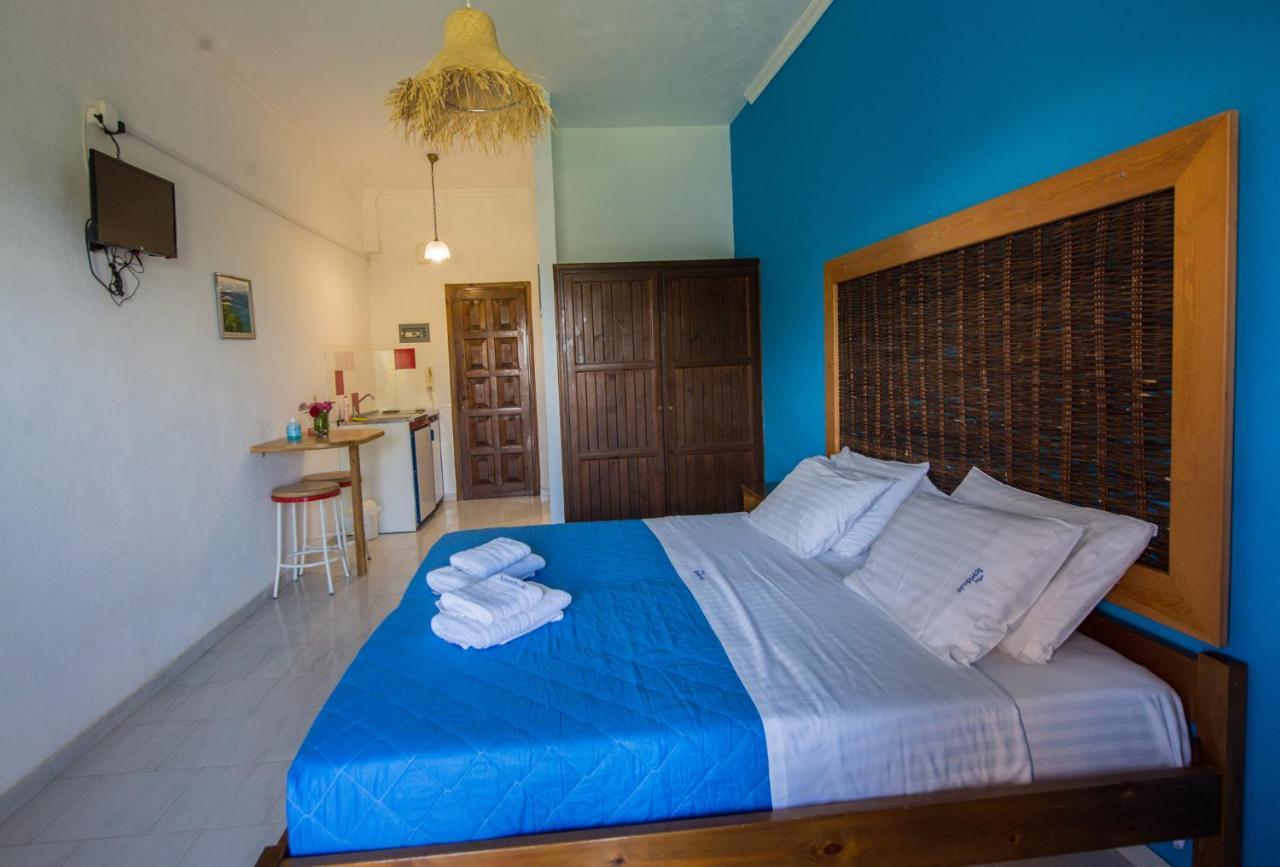Villa Spyridoula Studios On The Beach Szidári Kültér fotó