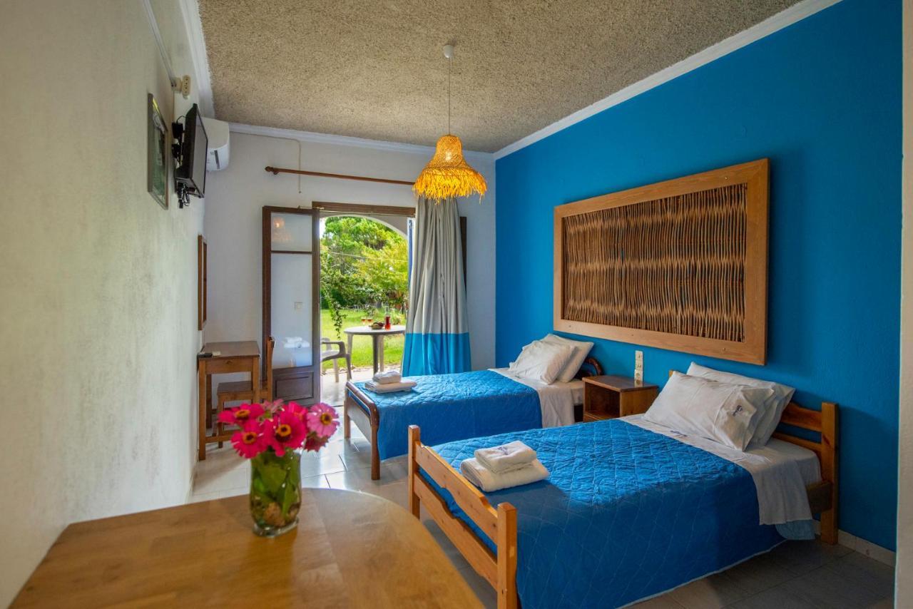 Villa Spyridoula Studios On The Beach Szidári Kültér fotó