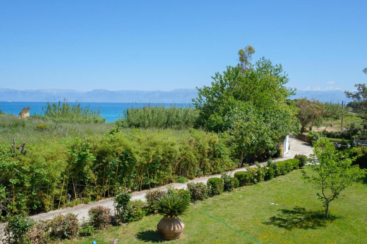Villa Spyridoula Studios On The Beach Szidári Kültér fotó