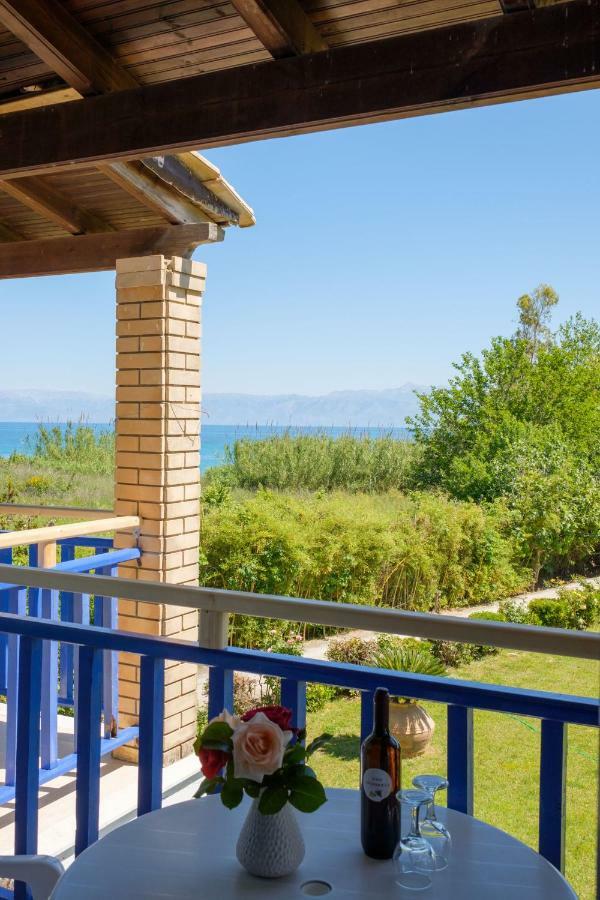 Villa Spyridoula Studios On The Beach Szidári Kültér fotó
